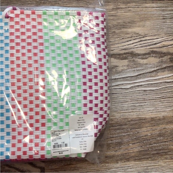 Lilly Pulitzer Mother’s Day Woven Tote GWP NWT - Picture 4 of 5